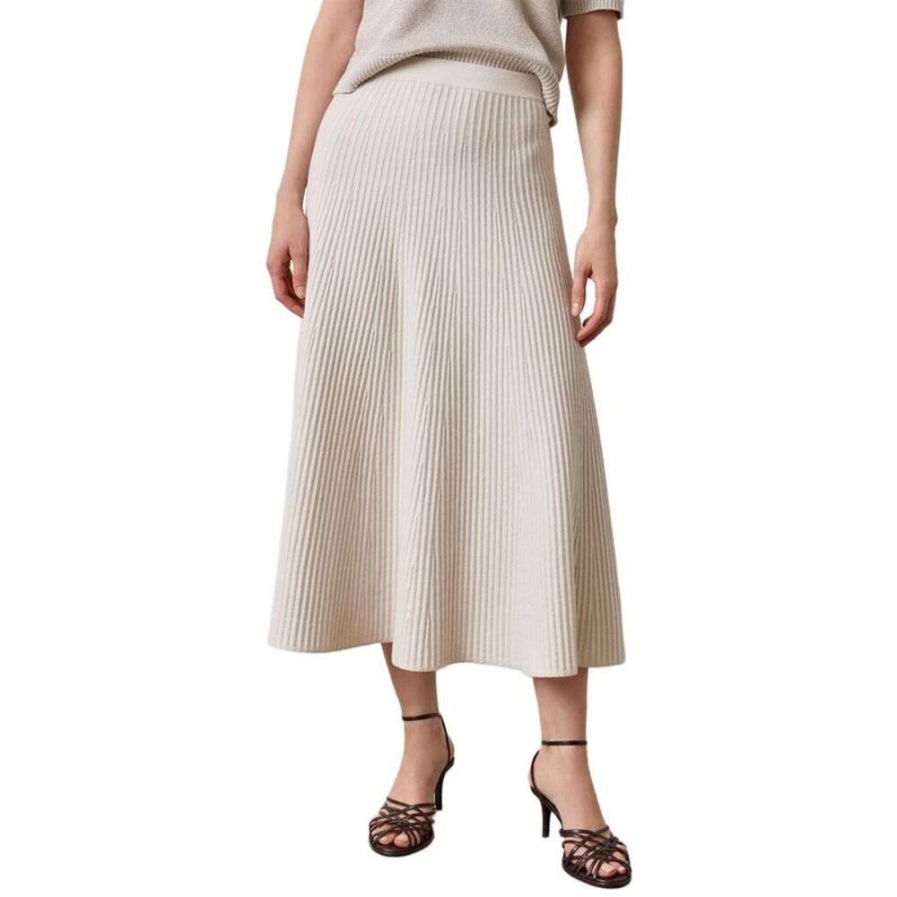 Lilla P Womens  Flared Knit Skirt